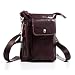 Produktbild LXIANGP Männer Multifunktions-Umhängetasche Leder Outdoor-Bekleidung Gürtel Taschen hängende Taille Mode Mobile Wallet Messenger Bag