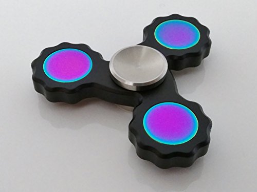 ukteczone Tri-Star Executive Premium EDC Fidget Hand Spinner ADHD Stress Relief Toy 100% Brass Hybrid Ceramic Bearing (Black) ukteczone Tri-Star Executive Premium EDC Fidget Hand Spinner ADHD Stress Relief Toy 100% Brass Hybrid Ceramic Bearing (Black)