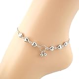 Voberry® 1 Pcs Girl Fashion Heart Cherries Women Ankle Bracelet Barefoot Sandal Beach Foot Jewelry