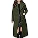Produktbild Staresen Mantel Womens Herbst Winterjacke Casual Outwear Parka Cardigan Schlank Mantel Wollmantel weiblicher Langer Einreiher wintermantel Damen schwarz Damen Mantel lang