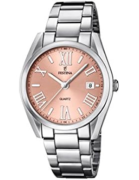Festina Damen-Armbanduhr Analog Quarz Edelstahl F16790/2
