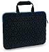 GoFree Guardian Series Ultra Compact 13 inch Laptop Sleeve Bag [Shock Proof Foam Protection] for Macbook Air / Pro & Laptops Up to 13.3 inches (Black w/ Azure Blue Accents) RS.1149.00