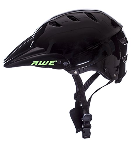 AWE® BMX Full Face Helm schwarz, Größe M 54–58 cm - 8