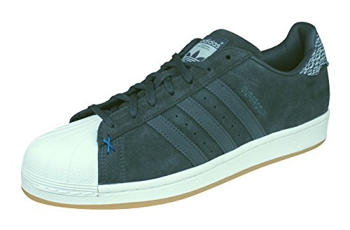 adidas Originals Superstar Mens Suede Trainers/Shoes-Grey-12.5