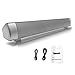 Produktbild Jasnyfall USB-TV-Soundbar Subwoofer Stereo-Lautsprecher für Computer Desktop-Laptop PC silbergrau