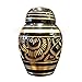 Produktbild Cremation Urns Urne für Asche, poliertes Messing, klein, Schwarz