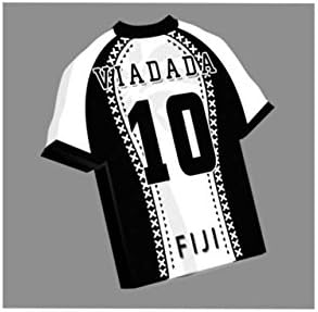Rugby World Cup Shirt Shaped Magnet for Fridge – The Colour Of Your Favourite Team. FREE ENGRAVING – Any name, number, Team., Iles Fidji