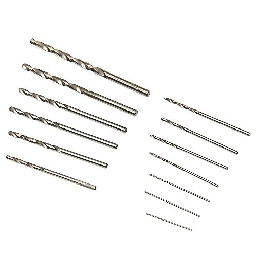 Fortag 150 tlg HSS Mini Spiralbohrer Micro Bohrer Set Holzbohrer Handspiralbohrer Bohrersets Spiralbohrer-Set Handbohrer Drillbohrer Drill Set 0.4mm-3.2mm - 8