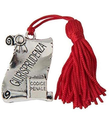 Regalo per studenti di giurisprudenza, portachiavi con simbolo della