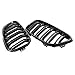 Produktbild Doppelsteg, Vorne Nieren Sport Kühlergrill Gittereinsätze,Glänzend Schwarz,For F22 F23 14-18, F87 M2 16-18, 2 Serie