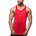Produktbild Tukistore Herren Männer Muscle Gym Stringer Tank Top Bodybuilding Stringer Sportliches Training Fitness T-Shirts Weste