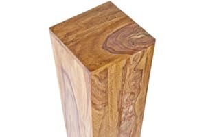 Sedex PILLAR Dekosäule 25/25/85 cm Holzsäule Blumensäule Podest Deko Palisander Massivholz