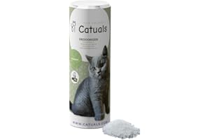 Catuals - Cat Litter Odor Eliminator - Neutralizes Urine Odor - Fragranced Gravel - Harmless to Humans and Animals - Long lasting - 100% Organic - Vegan - Strong, Fresh & Spicy - Rosemary - 500g