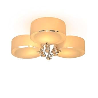 Kronleuchter Kristall Deckenleuchte 3-flammig Deckenlampe Moderne