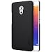Produktbild Meizu Pro 6 Plus Hülle, Nillkin [Anti-Slip] [Schlank Passen] Frosted Tasche Ultra dünne Matt Hart Schutzhülle für Meizu Pro 6 Plus, Back Cover Case mit Displayschutz Folie - Schwarz