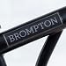 Produktbild Brompton Aufkleber schwarz Edition für schwarz Frames Aufkleber