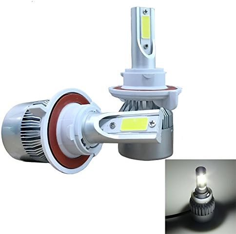 High quality lights, 2 PCS C9 H13 36W 3800 LM 6000K Waterproof IP68 Car Auto LED Headlight with 2 COB LED Lamps, DC 9-36V