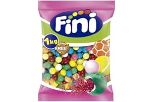 ICHUCHES BOLAS CHICLE | Chicles en bolos en diferentes tamaños| Surtido de deliciosos sabores| Reposición (1 kg, 16 mm)