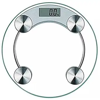 IONIX weight machine, weighing machines for home, digital weight machine, weight machine for kitchen, electronics body scale, weight machine for human body (Transparent Glass Scale)