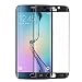 Produktbild S6 Edge-Schirm-Schutz, Fulltime® 0.3mm Full Coverage 5.1 "erstklassiger ausgeglichenes Glas Film Displayschutzfolie für Samsung Galaxy S6 Edge (Schwarz)