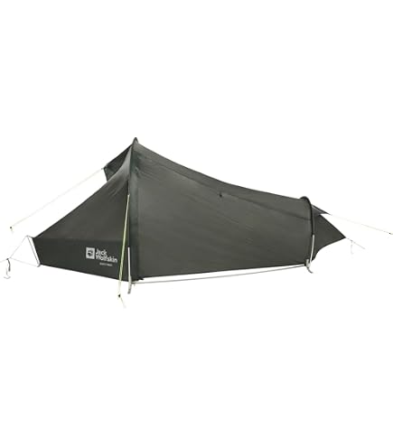 Jack Wolfskin Gossamer Tunnel Tent, brown Sports & Outdoors