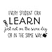 Produktbild Jeder Student Kann Wandaufkleber Lernen Klassenzimmer Ermutigen Sie Motto Home Decor Pencil Apple Wandtattoos Vinyl Kinderzimmer Wandkunst Größe: 59Cm X 96Cm YUJIANF