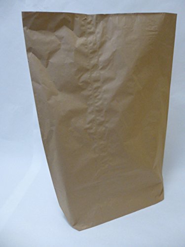 50 St. Papier-Bioabfallsäcke 70l Format 55x85x20 cm Motiv: "unbedruckt", 2lagig, mit extra Bodendeckblatt
