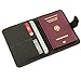 Produktbild A.P. Donovan - Reisepass-Hülle aus Leder - Platz für Ausweis, Pass, Visitenkarten und iPhone - Geldbörse, Kreditkarten-Etui für Herren - Braun