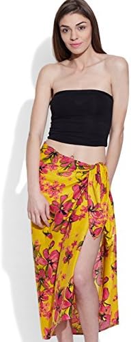 inhoma Women's Wrap Stole -  Yellow - One size