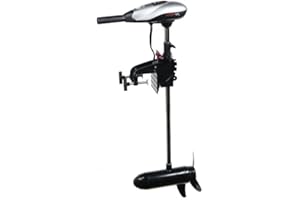 Zebco Rhino RVX 54 moteur bateau électrique, moteur hors-bord 12 volts pour bateaux jusqu'à 1 800 kg