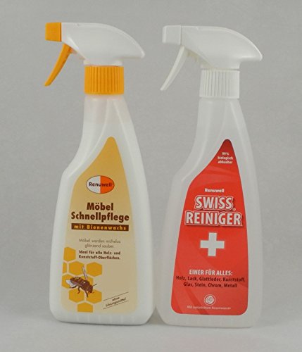 Renuwell Spar-Set Möbel-Pflege 500 ml + Swiss Reiniger 500 ml