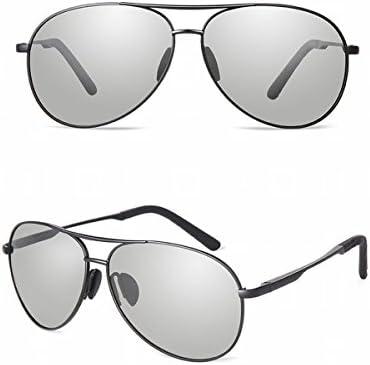 Men Sensitive auto discoloration polarized sunglasses driving sunglasses Drivers driving the toad mirror black frame