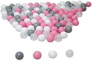 koenig-tom Balllebad24 – Set di 100 palline da 6 cm, in plastica di qualità professionale e asilo nido, senza plastificanti pericolosi