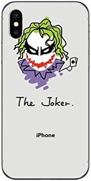 NEW DISNEY CARTOONS TRANSPARENT CLEAR TPU SOFT CASE FOR APPLE IPHONE X JOKER