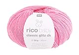 Wolle Rico Baby Classic Glitzer DK, 50g, ca. 165m pink