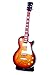 Produktbild Miniatur E-Gitarre kleine Standart Les Paul 24 cm Pro Handgitarre Msikinstrument Mini Deko Gitarre Guitar (#Hellbraun Natur)