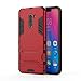 Produktbild Travel Lovers xiaomi Pocophone F1 Hülle, xiaomi Pocophone F1 Handyhülle, Hybrids Doppelte Schutzschicht Hardcase Tough Armor Stoßabweisende Tasche Stoßfest Bumper für xiaomi Pocophone F1,Rot