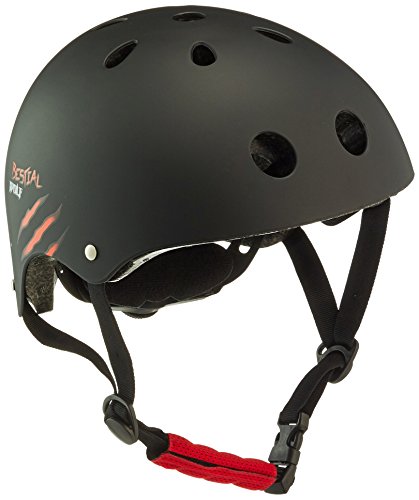 Bestial Wolf Skull S Casco para Deportes Extremos, Negro (Black), S (Pequeña)