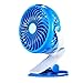 Produktbild Yangmg Standventilator, Tragbarer Clip-on-Ventilator Mini Leiser Ventilator Schreibtischventilator USB Wiederaufladbar für Bett, Auto, Büro, Camping Zubehör