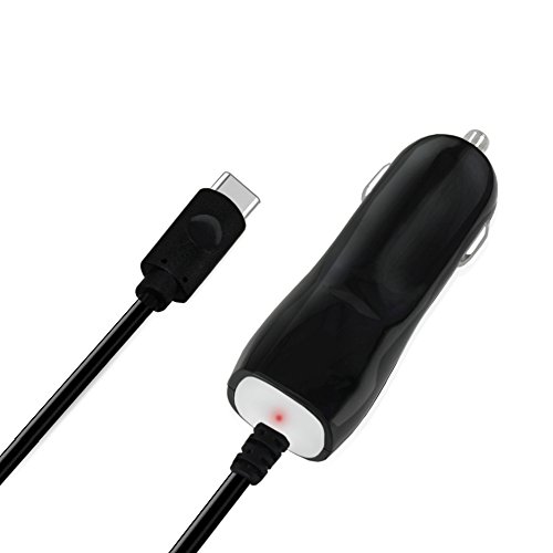 Weiss Chargeur de Voiture USB C Type C 2 7 A C  ble de Charge pour Allume-Cigare 12 V 24 V pour Smartphone  tablettes et Banques de Puissance