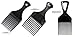 The Afro Hair Pik by Love Afro Cosmetics - Small, Medium & Large Sized Trio Pik Set