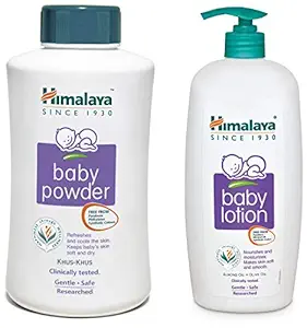 Himalaya Baby Powder, 700g & Himalaya Baby Lotion 700ml