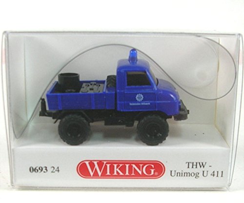 Preisvergleich Produktbild Wiking 069324 1:87 Unimog U 411 - THW