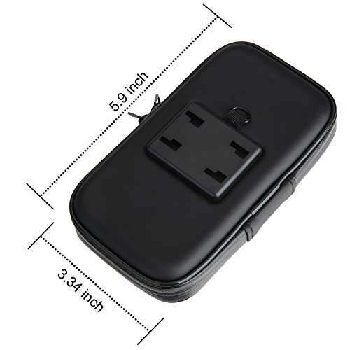 Fahrradhalterung, Wotek Fahrradhalterung universal mit Wasserdichter Tasche Fahrrad und Motorrad Halterung Halter fÃ¼r Handy Smartphone 4,5 Zoll - 5,0 Zoll wie z.B. iPhone 6 6s , Samsung Galaxy S5 Mini , Samsung Galaxy S4 (4.5