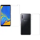 FIRST MART Samsung Galaxy A7 2018 (Front and Back) Hammer Proof Flexiable Nano Film Impossible Screen Protector Screen Guard for Samsung Galaxy A7 2018 (Front and Back) (Not a Tempered Glass)