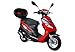 Produktbild Roller GMX 450 SPORT Mofa 25 km/h rot + Topcase 2,4 KW/3,3 PS/Luftgekühlt/Alufelgen/Gepäckträger/Scheibenbremse/Teleskopgabel Hydraulisch/ab 15 Jahren