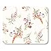Produktbild HOTNING Gaming Mauspads Gaming Mouse Pad Watercolor Floral Pattern Delicate Flower Summer Wallpaper Snapdragon Echinacea Lupine 11.8"x 9.8" Decor Office Nonslip Rubber Backing Mousepad Mouse Mat