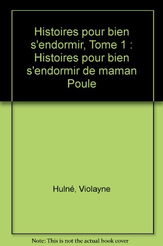 couverture de : Histoires pour bien s'endormir 