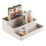 ALMACENAMIENTO IDEAL: El joyero de mDesign le ofrece la posibilidad de organizar y clasificar su bisutería de manera cómoda. De esta manera, con este sistema de organización tiene todo a la vista y mejor ordenado.
