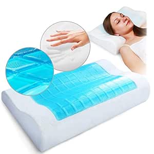 Royalkart Memory Foam Cervical Gel Pillow Contour Pillow For